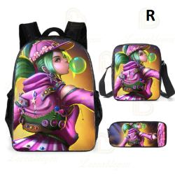 3 Pieces Fortnite Kids Backpack For School Kids Boys Girls Gifts