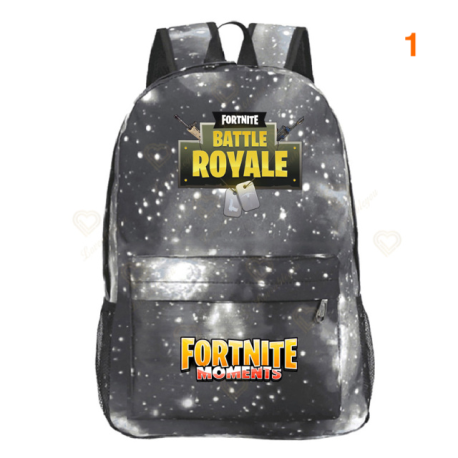 Fortnite – Battle Royale backpack for teenagers, pink, blue, black, white, for school, computer capacity, travel, computer