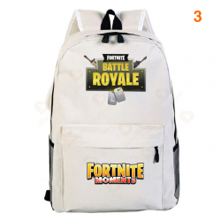 Fortnite &ndash; sac &agrave; dos Battle Royale pour adolescents, rose, bleu, noir, blanc, pour l&39&eacute;cole, capacit&eacute; ordinateur, voyage, ordin