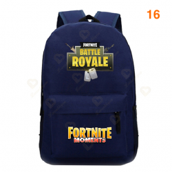 Fortnite &ndash; sac &agrave; dos Battle Royale pour adolescents, rose, bleu, noir, blanc, pour l&39&eacute;cole, capacit&eacute; ordinateur, voyage, ordin