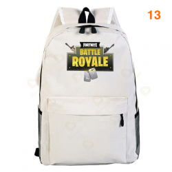 Fortnite &ndash; sac &agrave; dos Battle Royale pour adolescents, rose, bleu, noir, blanc, pour l&39&eacute;cole, capacit&eacute; ordinateur, voyage, ordin