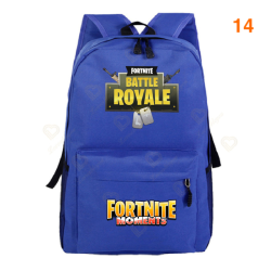 Fortnite &ndash; Battle Royale backpack for teenagers, pink, blue, black, white, for school, computer capacity, travel, computer