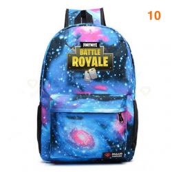 Fortnite &ndash; sac &agrave; dos Battle Royale pour adolescents, rose, bleu, noir, blanc, pour l&39&eacute;cole, capacit&eacute; ordinateur, voyage, ordin