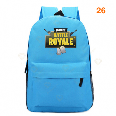 Fortnite – sac à dos Battle Royale pour adolescents, rose, bleu, noir, blanc, pour l&39école, capacité ordinateur, voyage, ordin