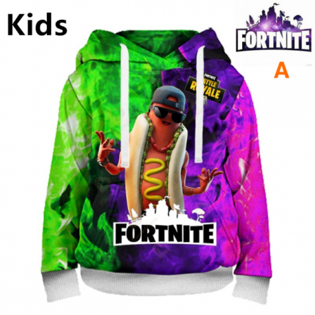Sweat-shirt à capuche avec impression de héros Fortnite, nouveau Design, décontracté, pour enfants, hommes, femmes, garçons et f