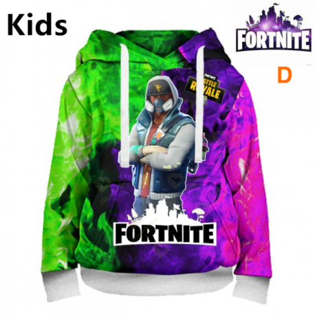 Sweat-shirt à capuche avec impression de héros Fortnite, nouveau Design, décontracté, pour enfants, hommes, femmes, garçons et f