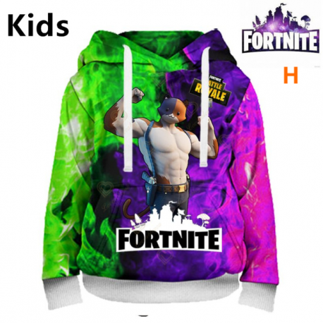 Sweat-shirt à capuche avec impression de héros Fortnite, nouveau Design, décontracté, pour enfants, hommes, femmes, garçons et f