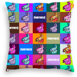 housse de coussin imprim&eacute;e fortnite