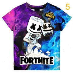 t-shirt manches courtes pour hommes et femmes FORTNITE 