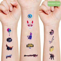 Fortnite – game tattoo stickers for children, Fortnite face tag, waterproof Korean stationery, ani toys