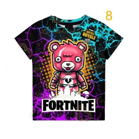 short sleeve t-shirt for men and women FORTNITE