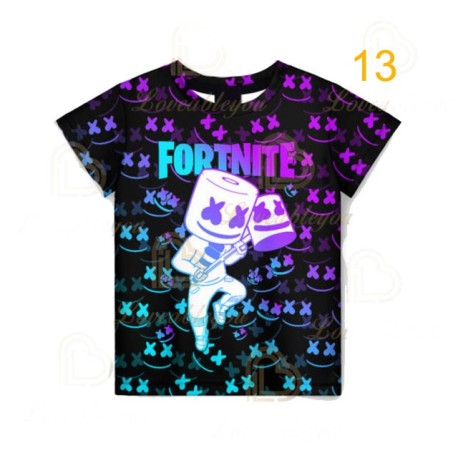 short sleeve t-shirt for men and women FORTNITE