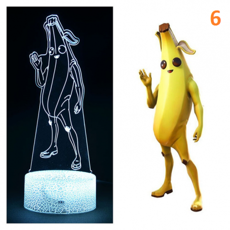 Lampe Led Fortnite multicolore avec télécommande