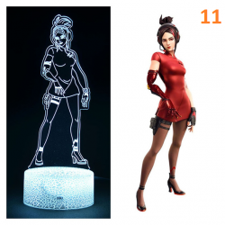 Lampe Led Fortnite multicolore avec t&eacute;l&eacute;commande