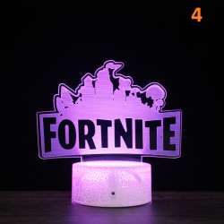 Lampe Led Fortnite multicolore avec t&eacute;l&eacute;commande