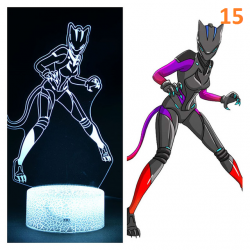 Lampe Led Fortnite multicolore avec t&eacute;l&eacute;commande