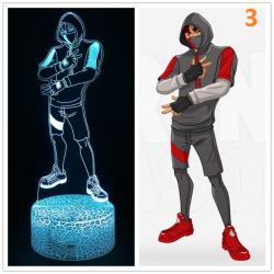 Lampe Led Fortnite multicolore avec t&eacute;l&eacute;commande