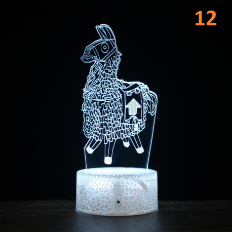 Lampe Led Fortnite multicolore avec télécommande