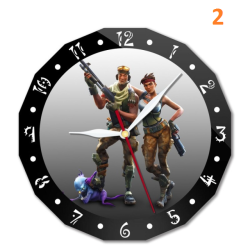 Fortnite wall clock 15cm animated character