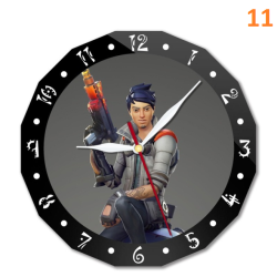 Fortnite wall clock 15cm animated character
