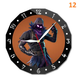 Fortnite wall clock 15cm animated character
