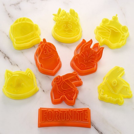 Fortnite 9-piece biscuit mold