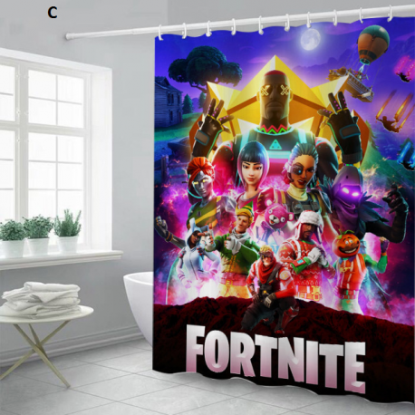 Fortnite Shower Curtain