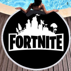 Fortnite special round beach towel