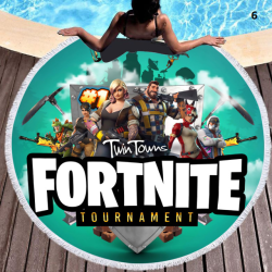 Fortnite special round beach towel