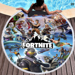 Fortnite special round beach towel
