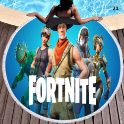 Fortnite special round beach towel