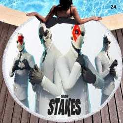 Fortnite special round beach towel