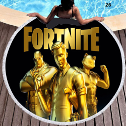 Fortnite special round beach towel