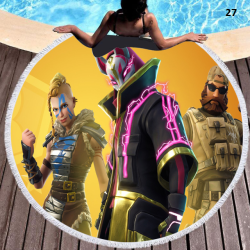 Fortnite special round beach towel
