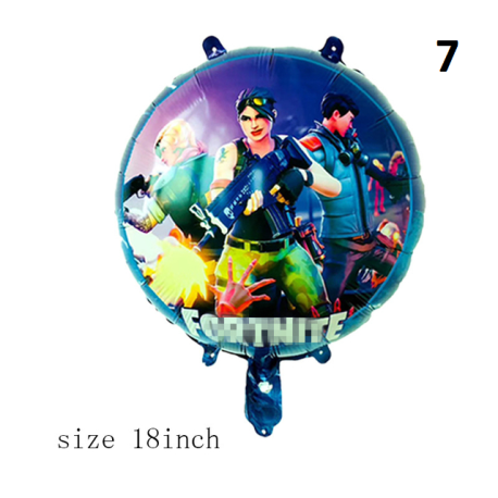 Fortnication party decoration, shooter, alpaca banner, birthday party decor, controllers, balloons, numbers, toys