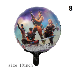 Fortnication party decoration, shooter, alpaca banner, birthday party decor, controllers, balloons, numbers, toys