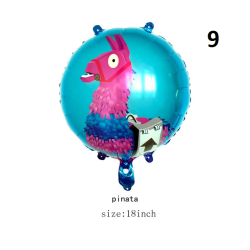 Fortnication party decoration, shooter, alpaca banner, birthday party decor, controllers, balloons, numbers, toys