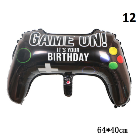 Fortnication party decoration, shooter, alpaca banner, birthday party decor, controllers, balloons, numbers, toys