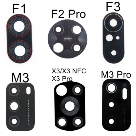 cache caméra Poco F1 F2 Pro F3 F4 GT X3 NFC M3 M4 X4 Pro 5G 