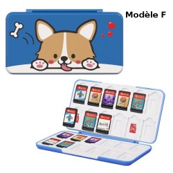 Storage pouch for 24 Nintendo Switch Lite game cartridges