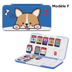 Pochette de rangement 24 cartouches de jeux Nintendo Switch Lite