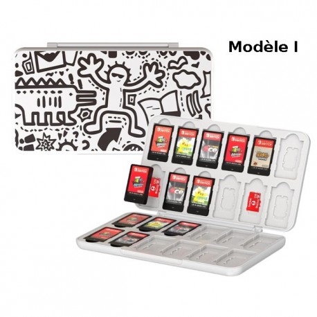 Storage pouch for 24 Nintendo Switch Lite game cartridges