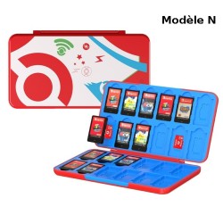 Storage pouch for 24 Nintendo Switch Lite game cartridges