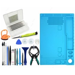 large carpet with professional tools