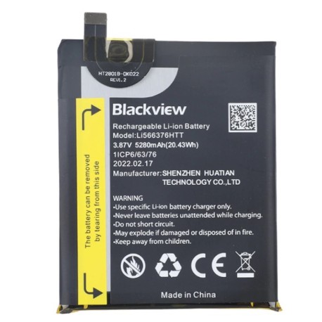 Blackview BL6000 Pro battery