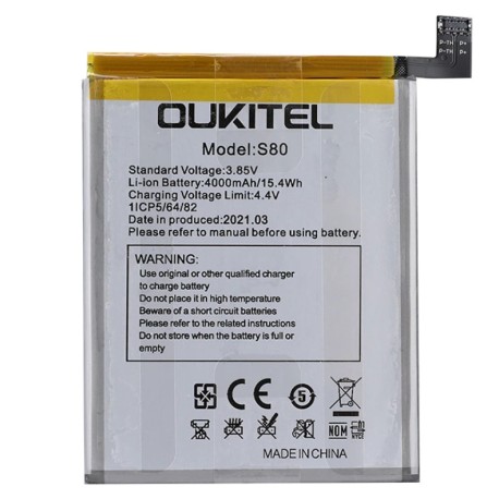 Oukitel C21 battery