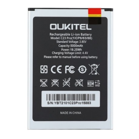 Oukitel C23 Pro battery