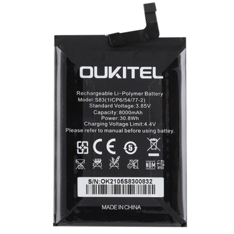 Oukitel WP9 battery