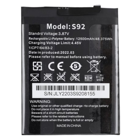 Oukitel WP18 battery