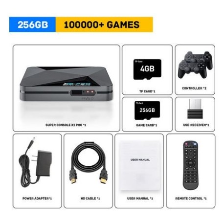 retrogaming console- retrobox retrogaming emulation + 90000 games